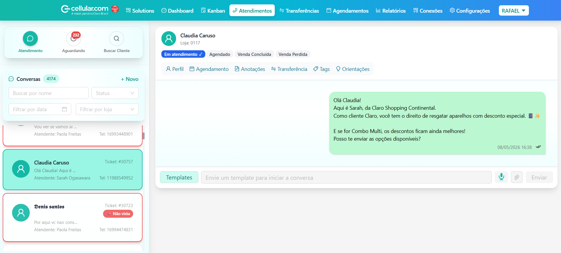 CRM com Integração WhatsApp
