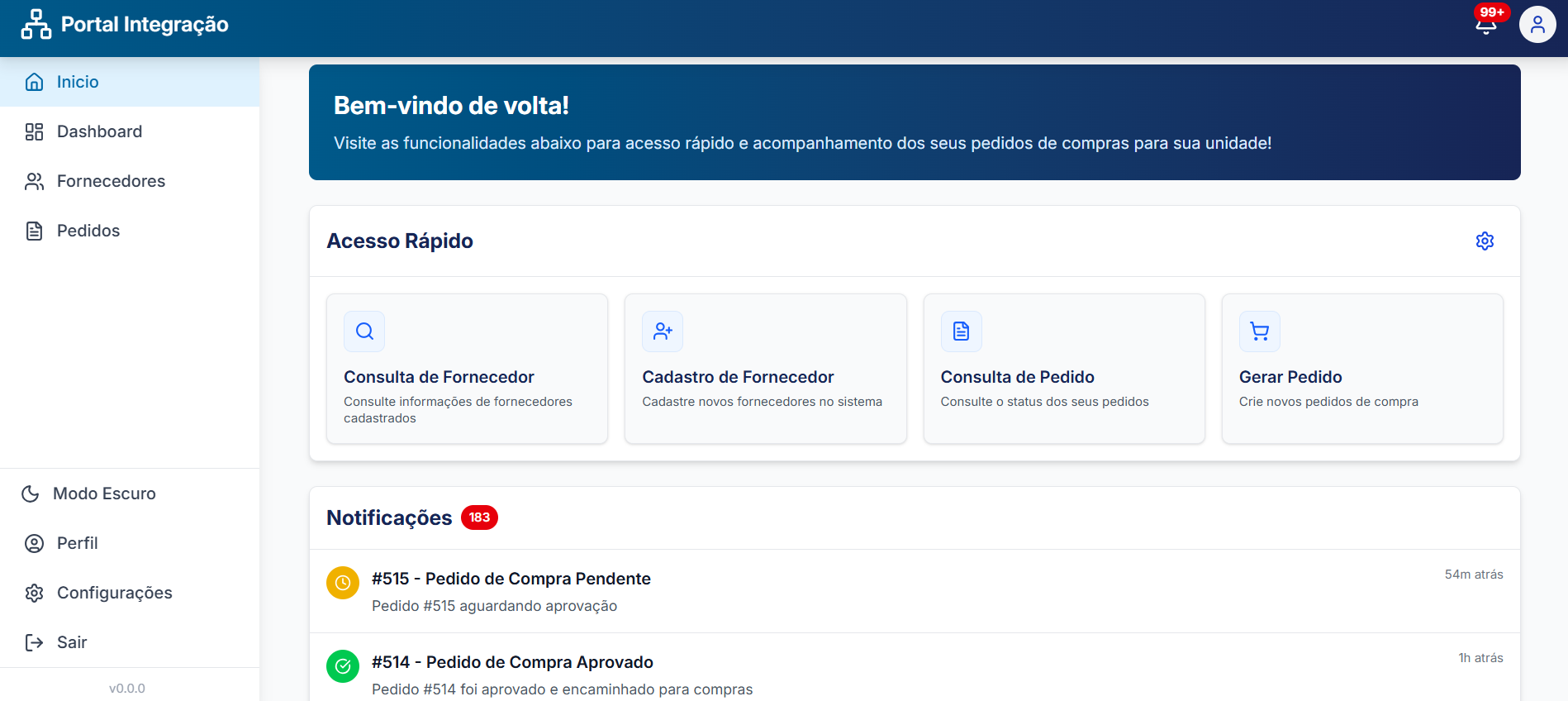 Portal de Integração